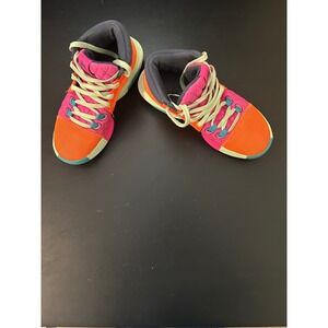 Nike LeBron NXXT Gen AMPD Orange Pink Teal Basketball Shoes FB2239-800 Mens 7